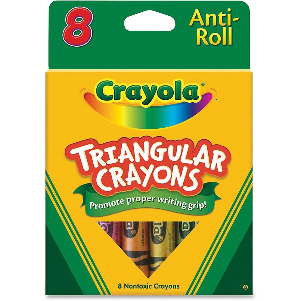 Crayola Triangular Crayons 8 Colors/Box 524008