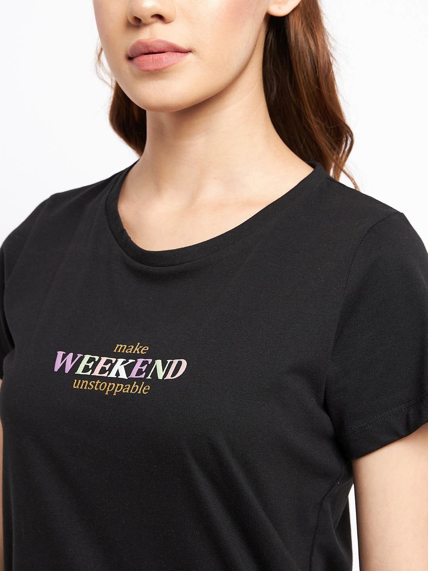 MADAME M Secret Multicolor T-Shirt With Lounge Pants