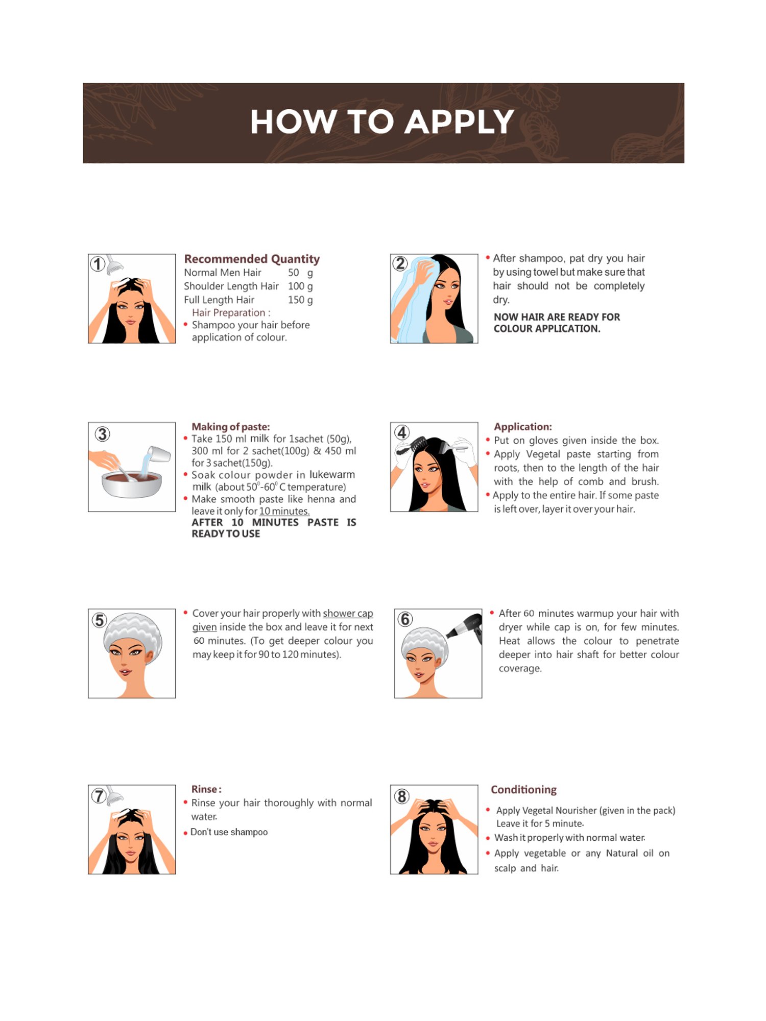 Vegetal Hair Bio Color Soft Black - 150 gm