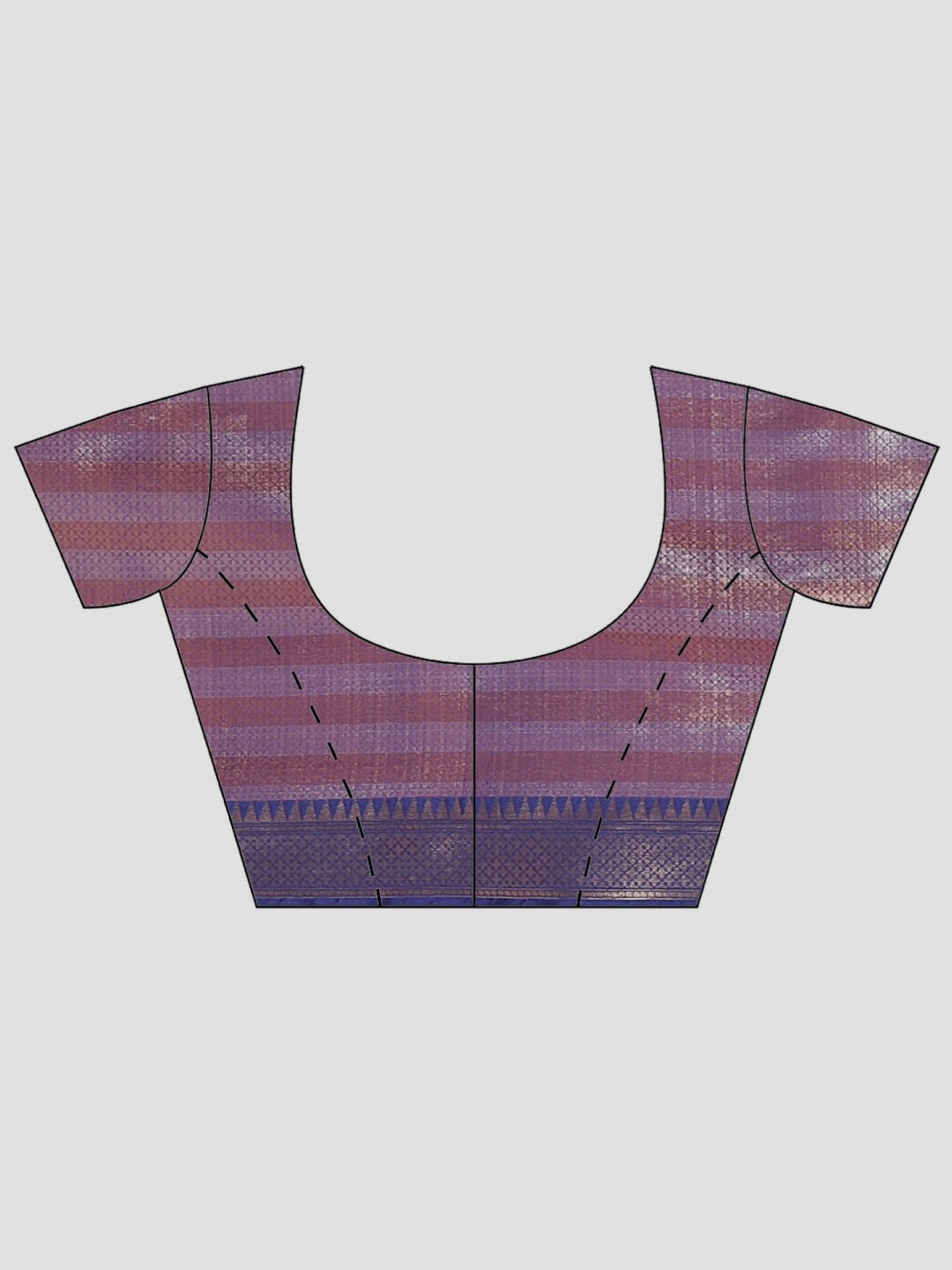 Banarasi Silk Works Pink Woven Saree With Unstitched Blouse