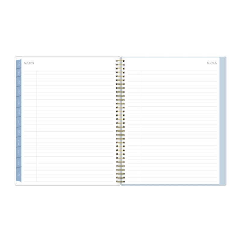 2021-22 Academic Planner 8.5" x 11" Flexible Plastic Cover Wirebound Weekly/Monthly Solid Powder Blue - Kelly Ventura