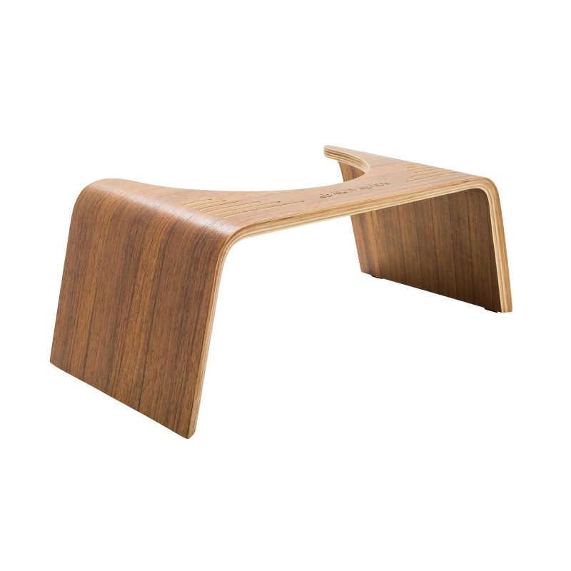 Slim Teak Toilet Stool Brown - Squatty Potty