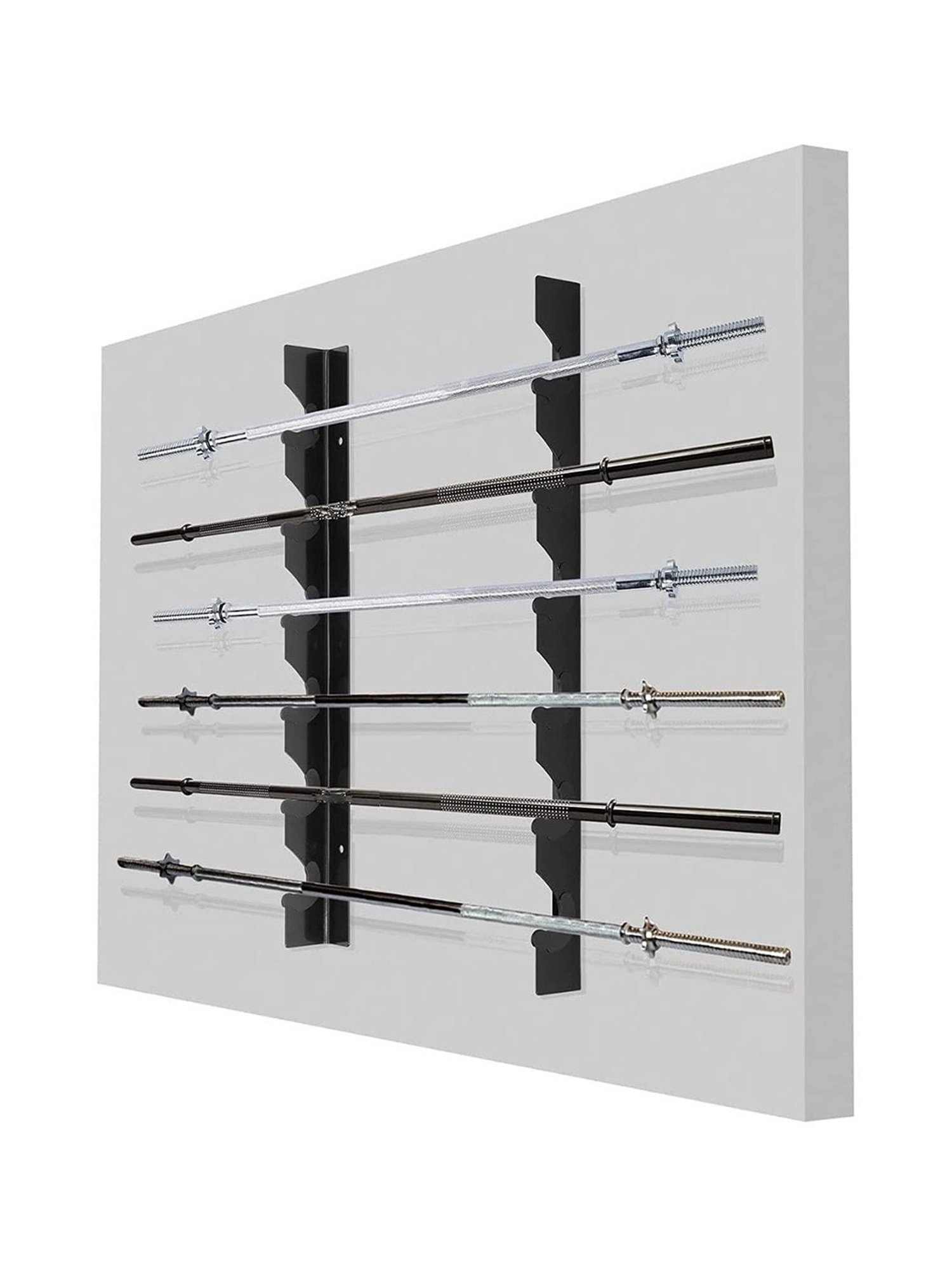 Protoner Olympic Barbell Rack (Black) Size - 66x8.9x3.8