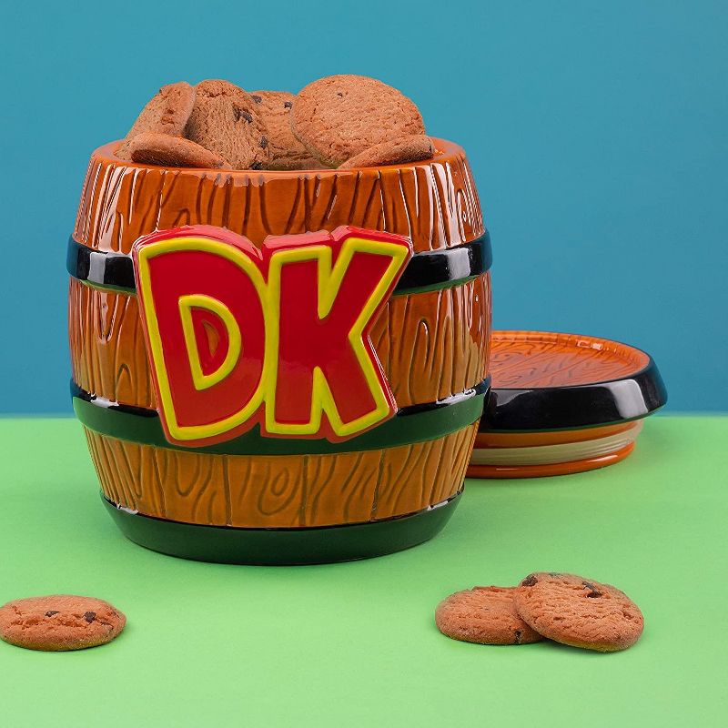 Paladone Donkey Kong Barrel Ceramic Cookie Jar
