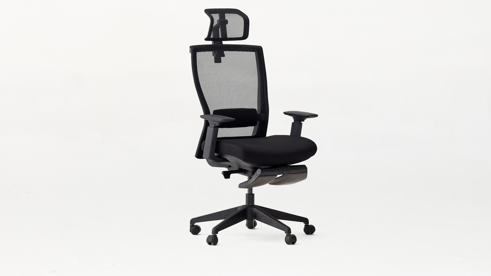 Autonomous Ergonomic Office Chair - ErgoChair Core with Rest All Black