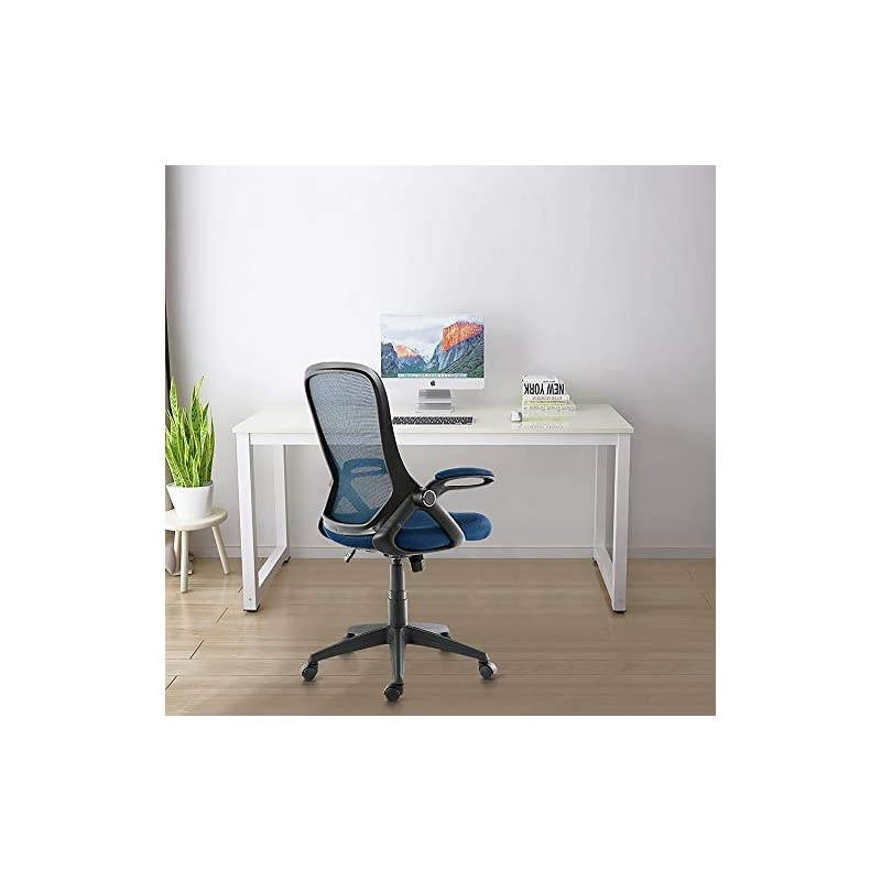 Sadia Office Chair in Mesh, Blue
