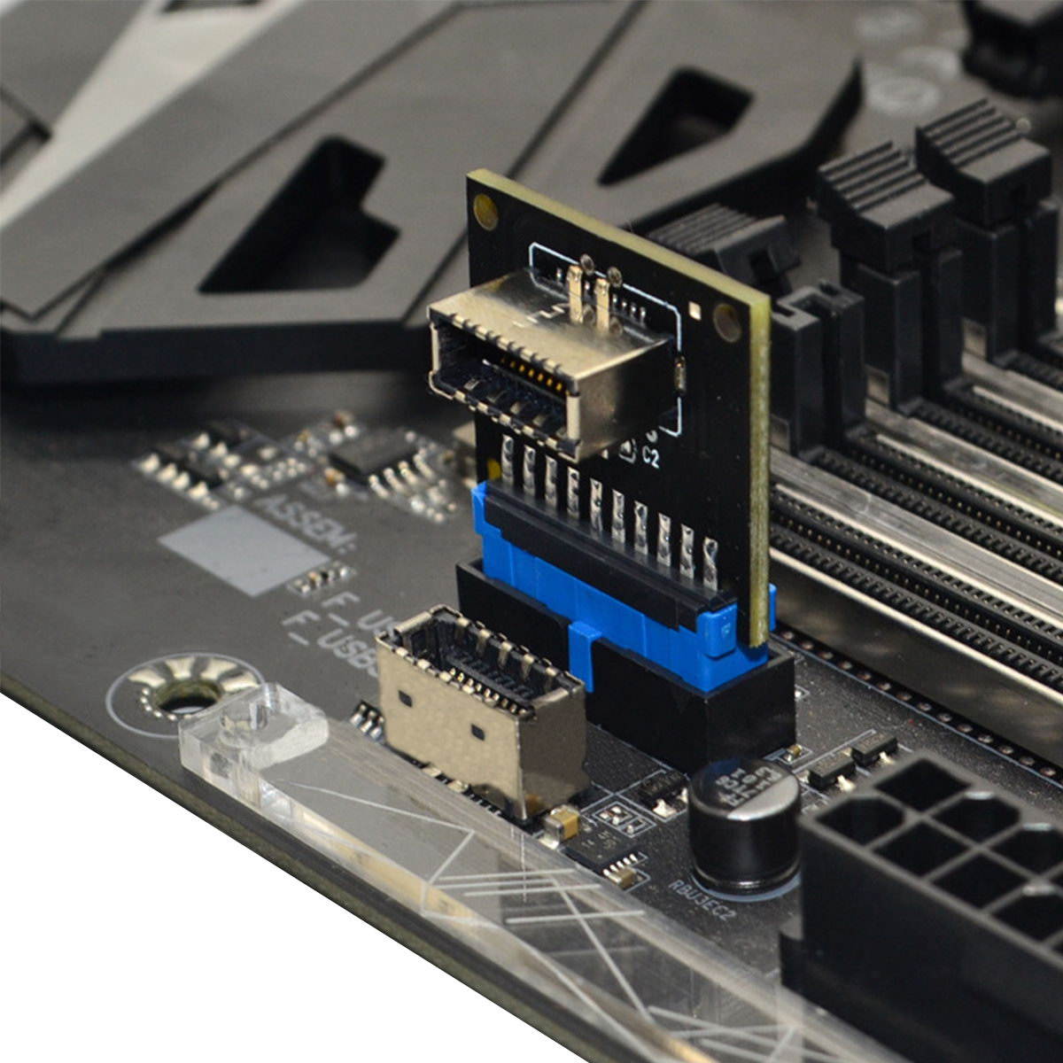 Chenyang USB 3.1 Front Panel Socket Type-E to USB 3.0 20Pin Header Male Extension Adapter for Motherboard