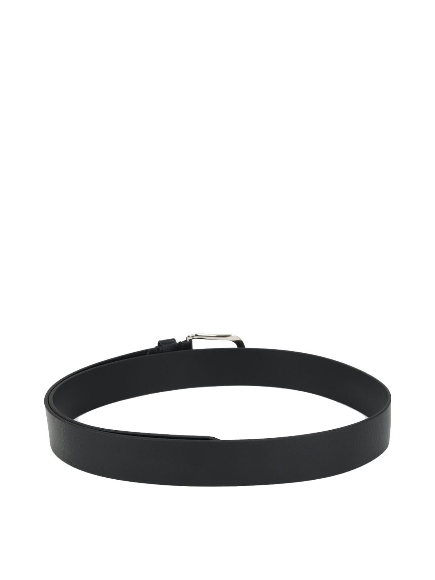 Simon Carter Black Leather Waist Belt for Men