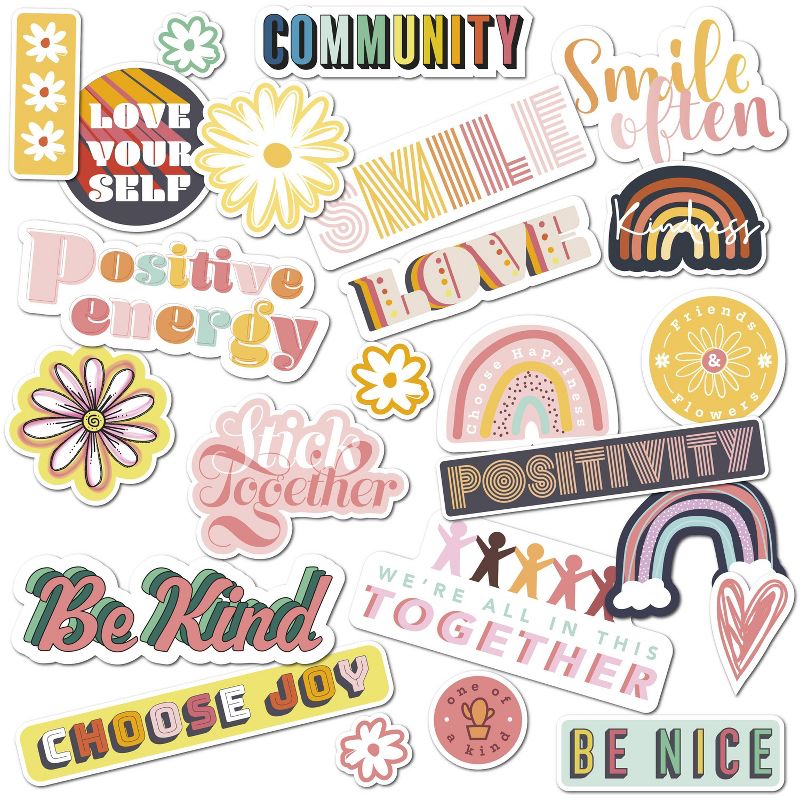 Zak! Designs Positivity Vinyl Sticker 24pc