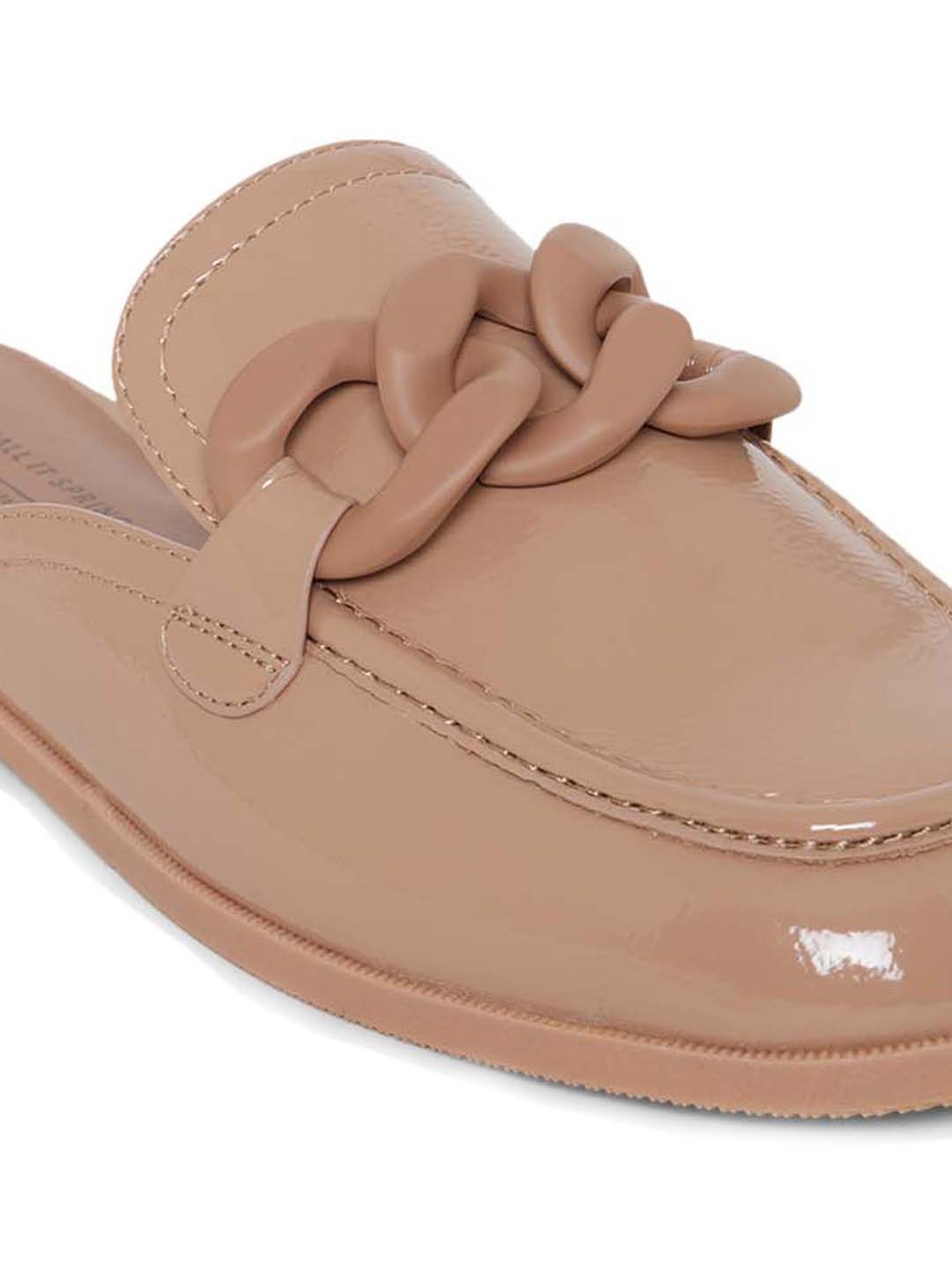 Call It Spring Women's Beige Mule Shoes