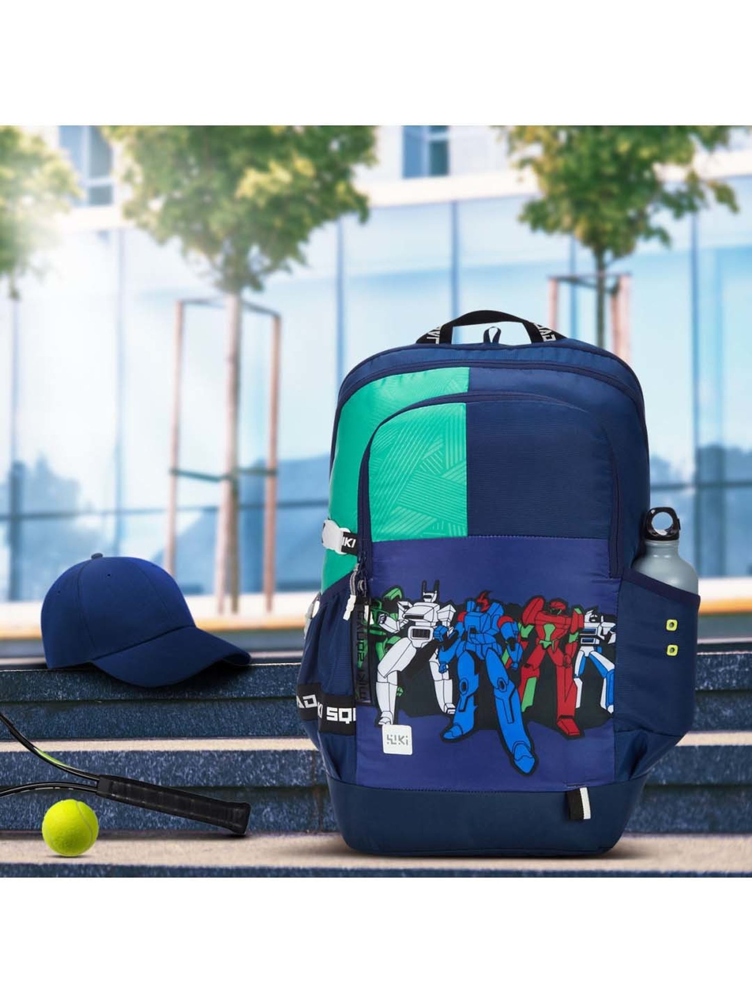 Wiki 40 Ltrs Navy Medium Backpack