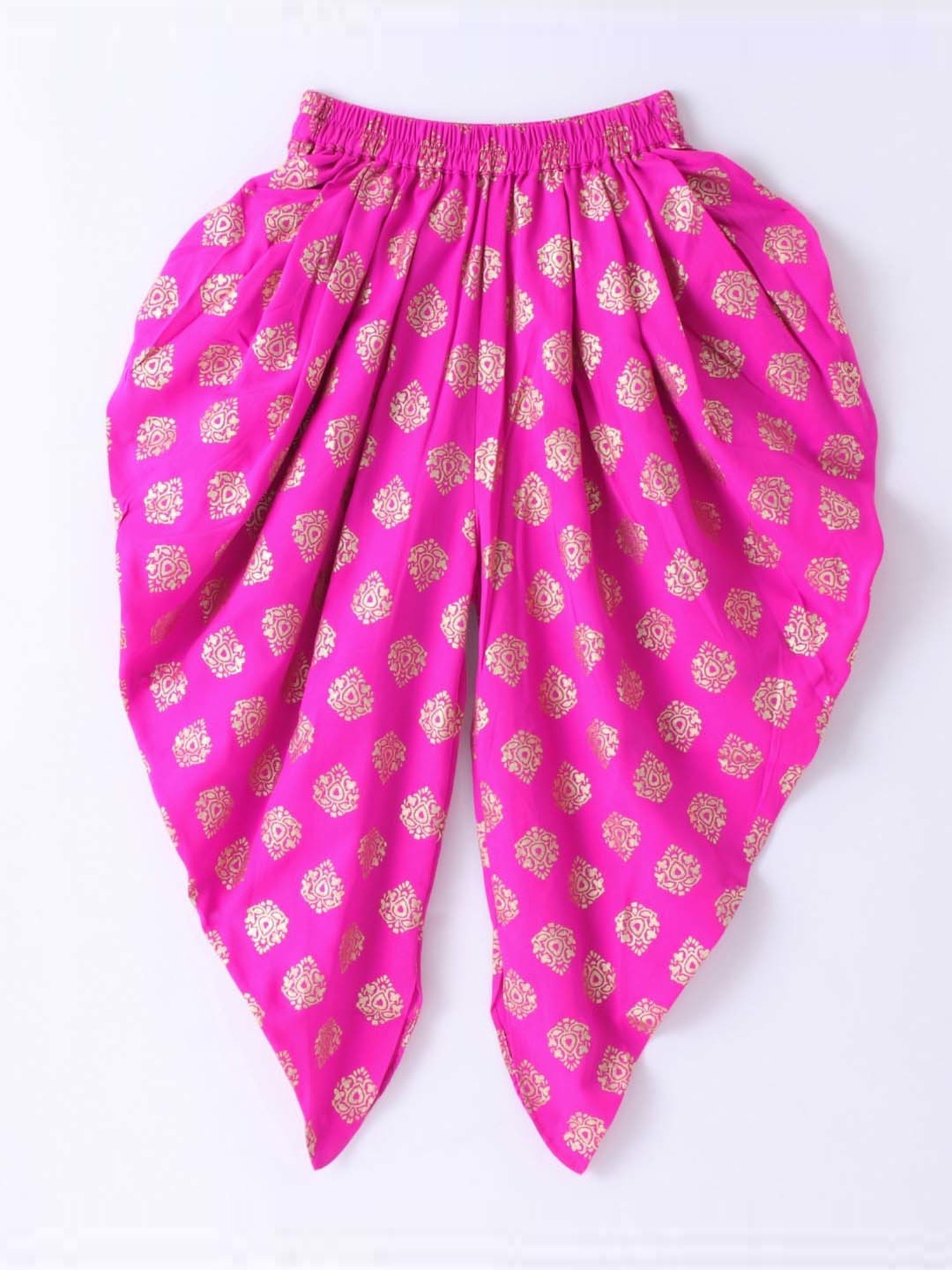 TWISHA Kids Yellow & Pink Cotton Printed Top Set