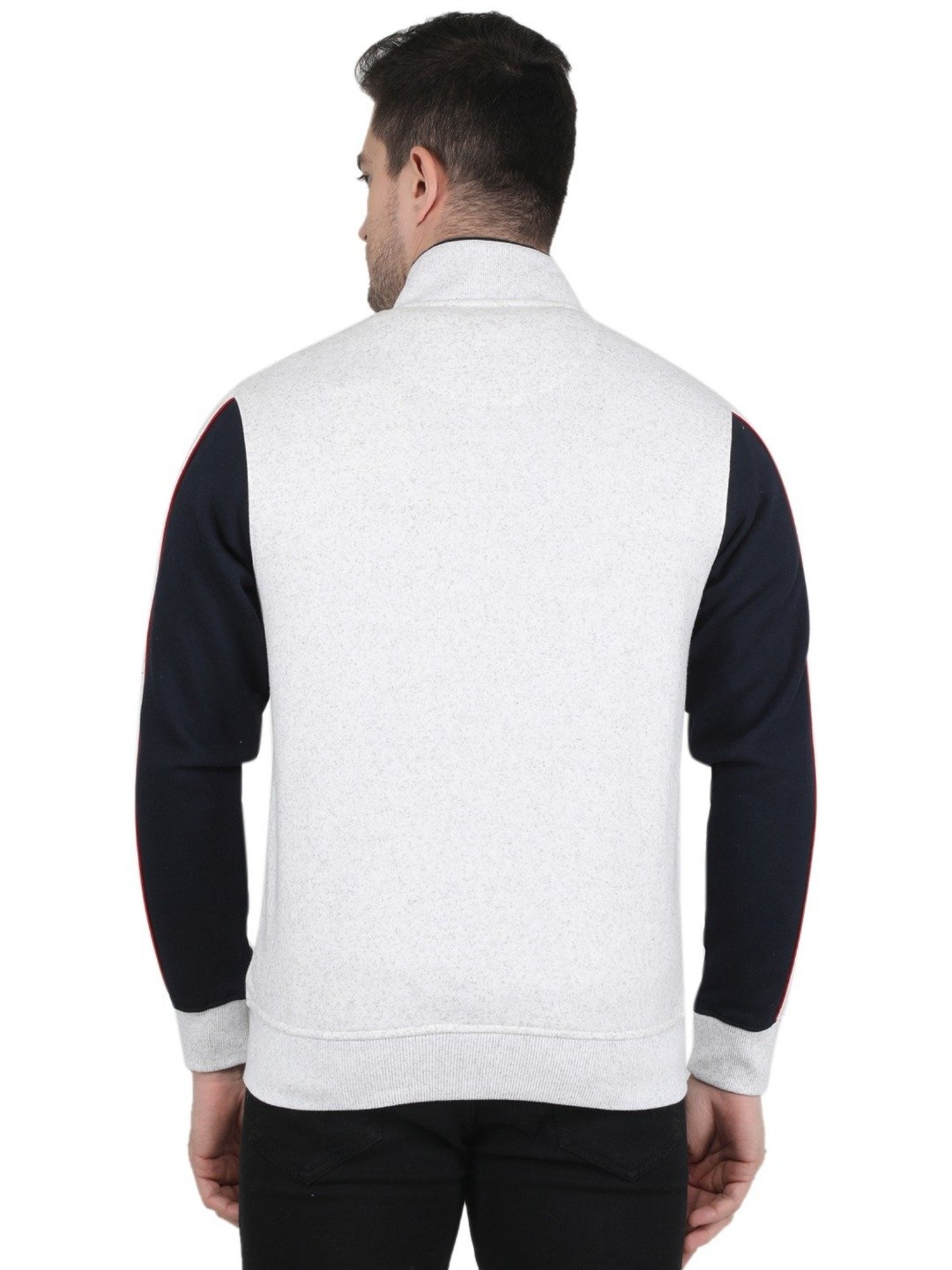 MOCA by Monte Carlo Ecru Regular Fit Printed Sweatshirt