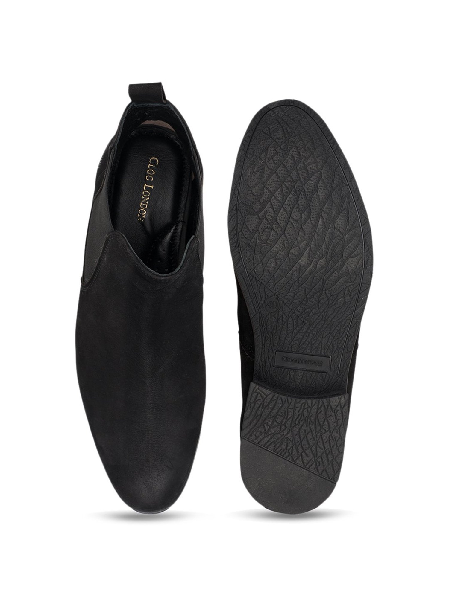 Clog London Men's Black Chelsea Boots