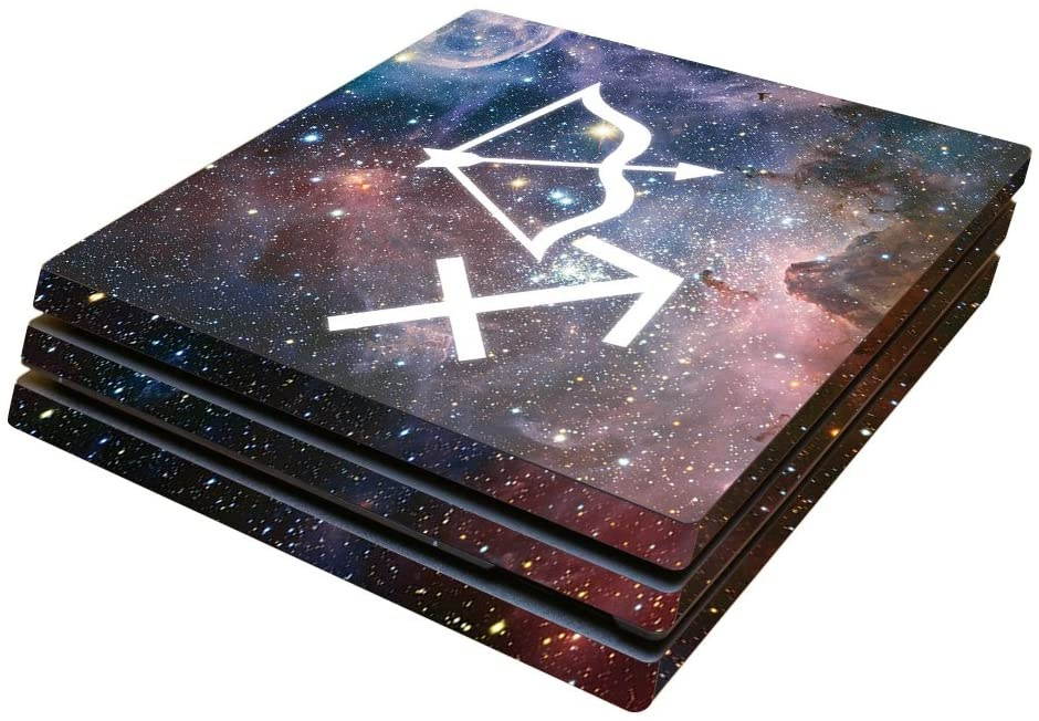 MightySkins Skin Compatible with Sony PS4 Pro Console - Sagittarius | Protective, Durable, and Unique Vinyl Decal wrap Cover | Easy to Apply, Remove, and Change Styles | Made in The USA