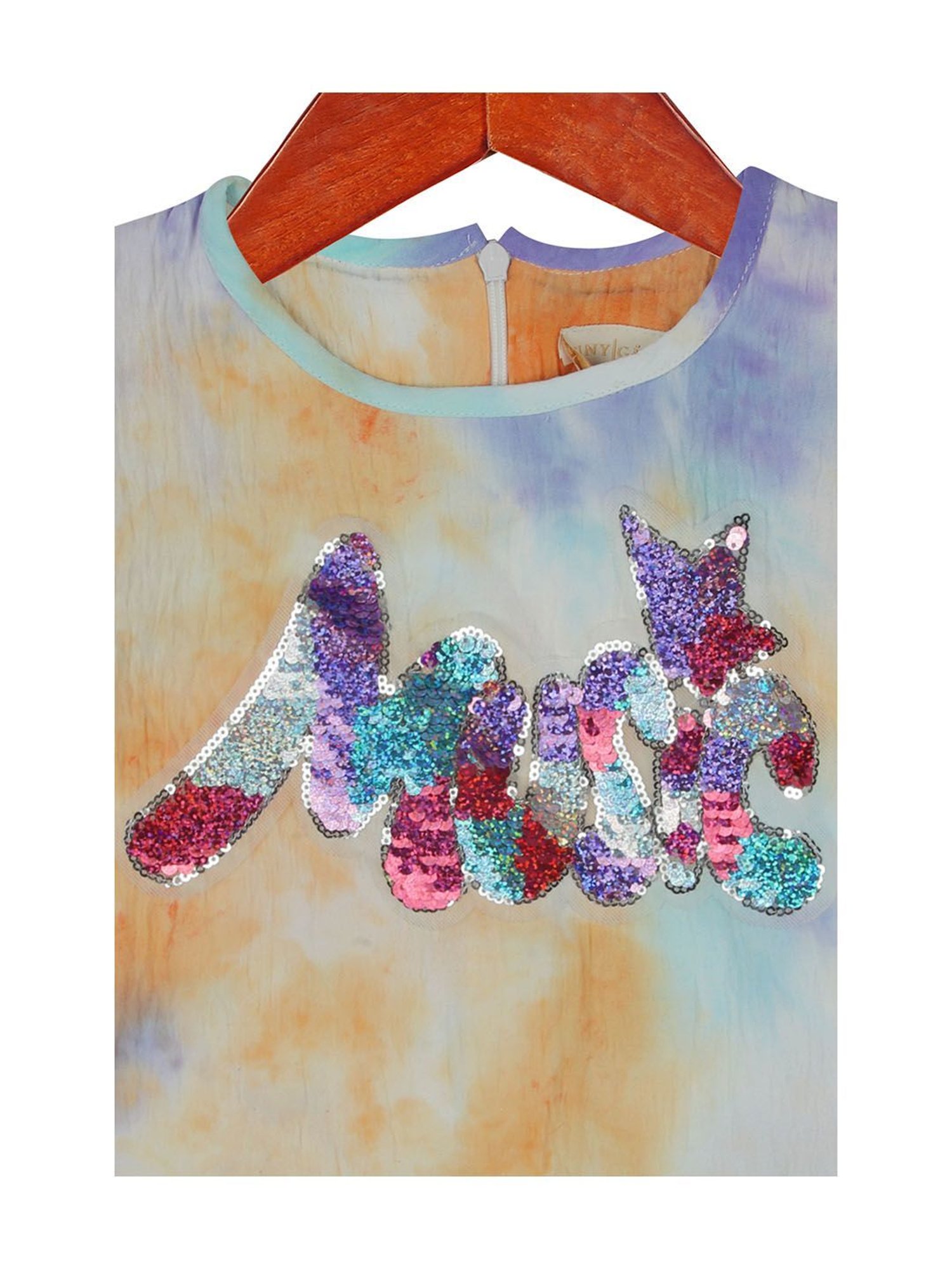 Tiny Girl Purple Embellished Top