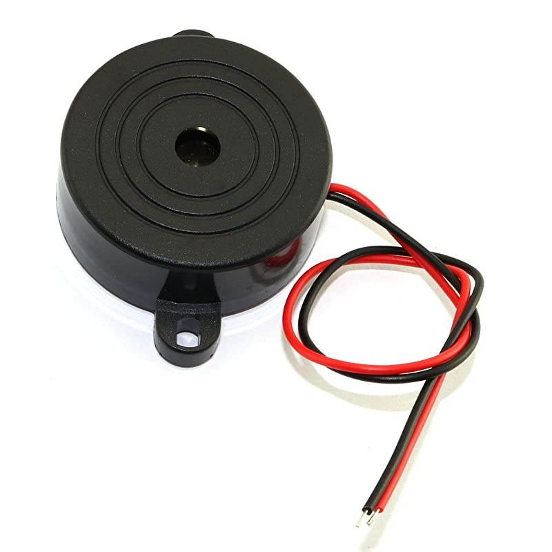 5Pack DC 324V 85 dB Active Piezo Buzzer Piezoelectric Sound Beeper Intermittent Sound Car Accessries Black