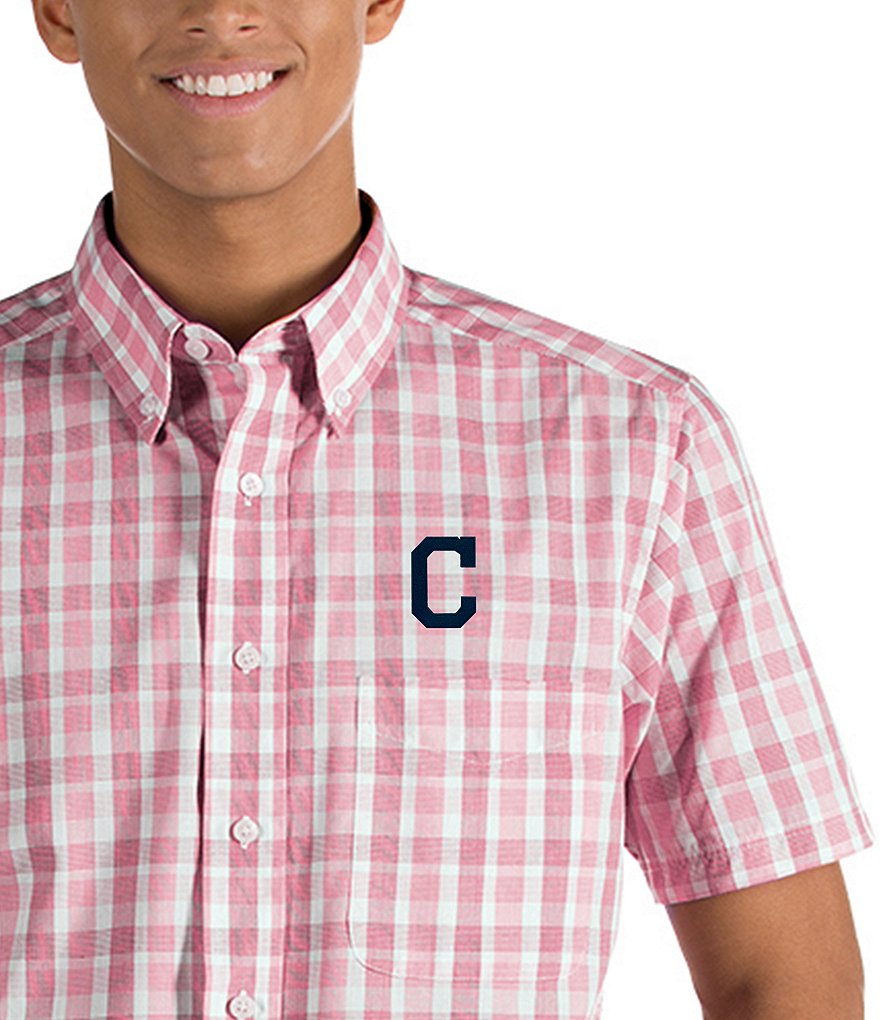 Antigua MLB Crew Short-Sleeve Woven Shirt