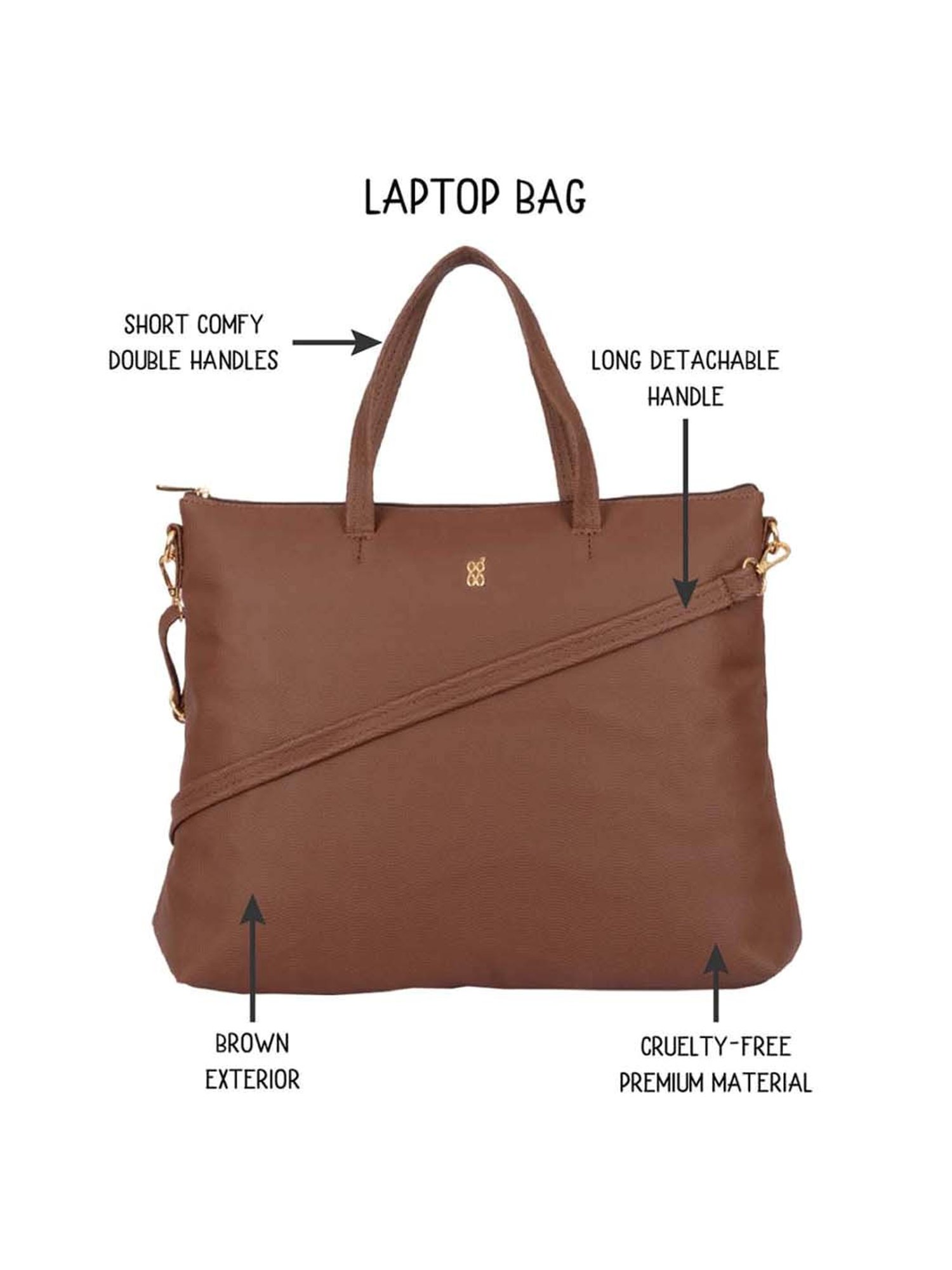 Baggit Brown Medium Messenger Bag