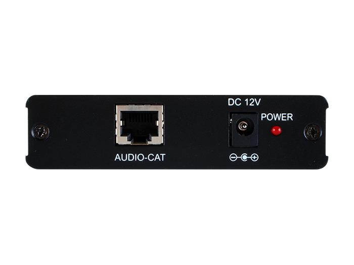 A-Neuvideo ANI-23TCDRX Analog Stereo Audio 985ft (300M) and RS-232 over CAT5e/6/7 Receiver