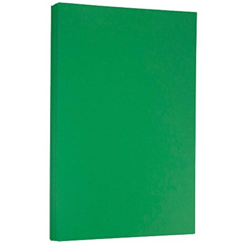 jam paper legal colored 24lb paper  8.5 x 14  green recycled  100 sheets/pack