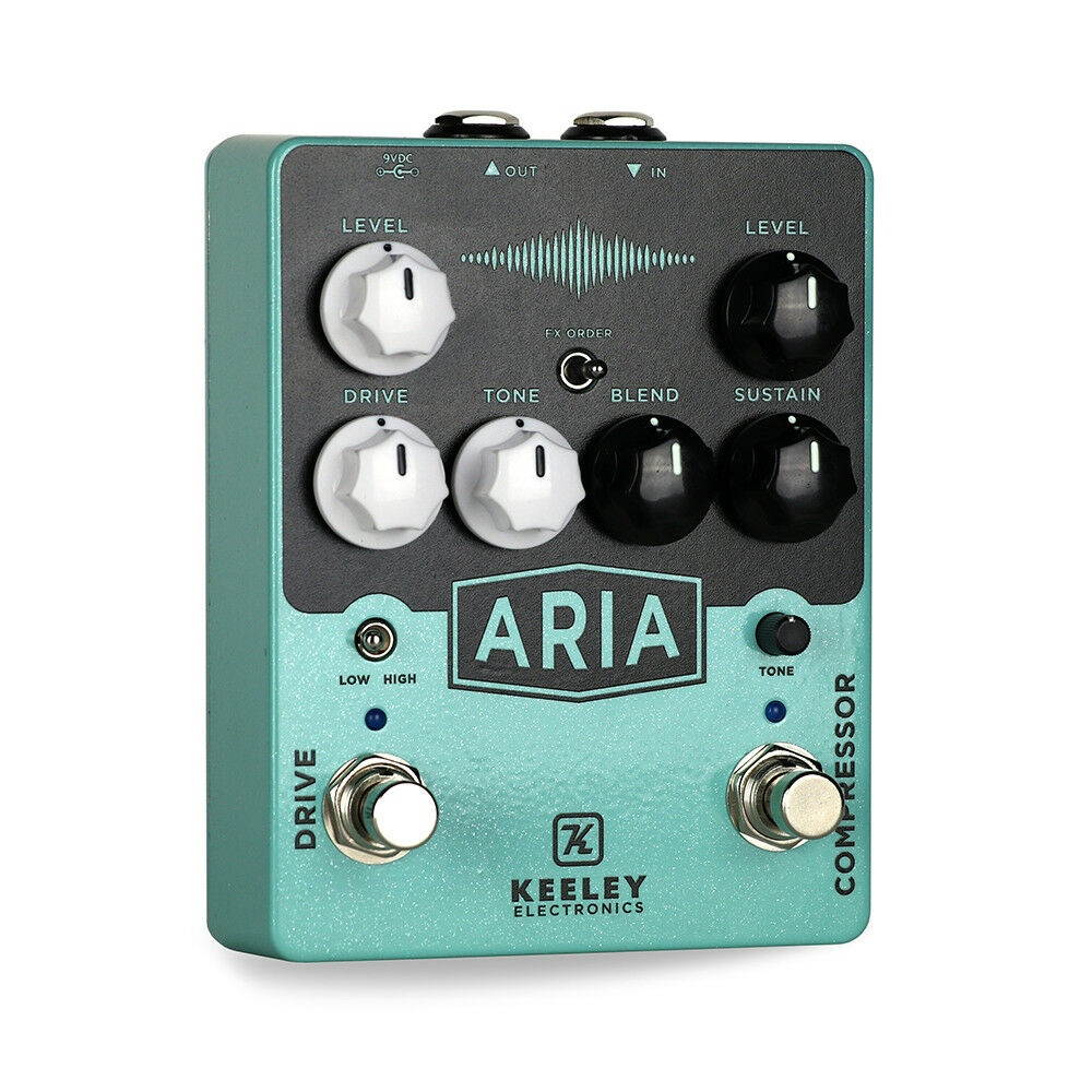 New Keeley Aria Compressor Drive Guitar Effects Pedal