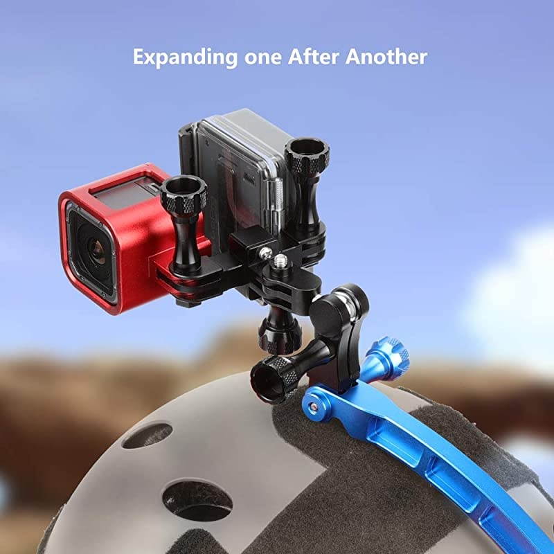 Ball gopro Handlebar Mount, 360 Rotation and Lock Any Direction, Shock-Resistant, Compatible with Gopro Max Hero 9 8 DJI OSMO Action Camera