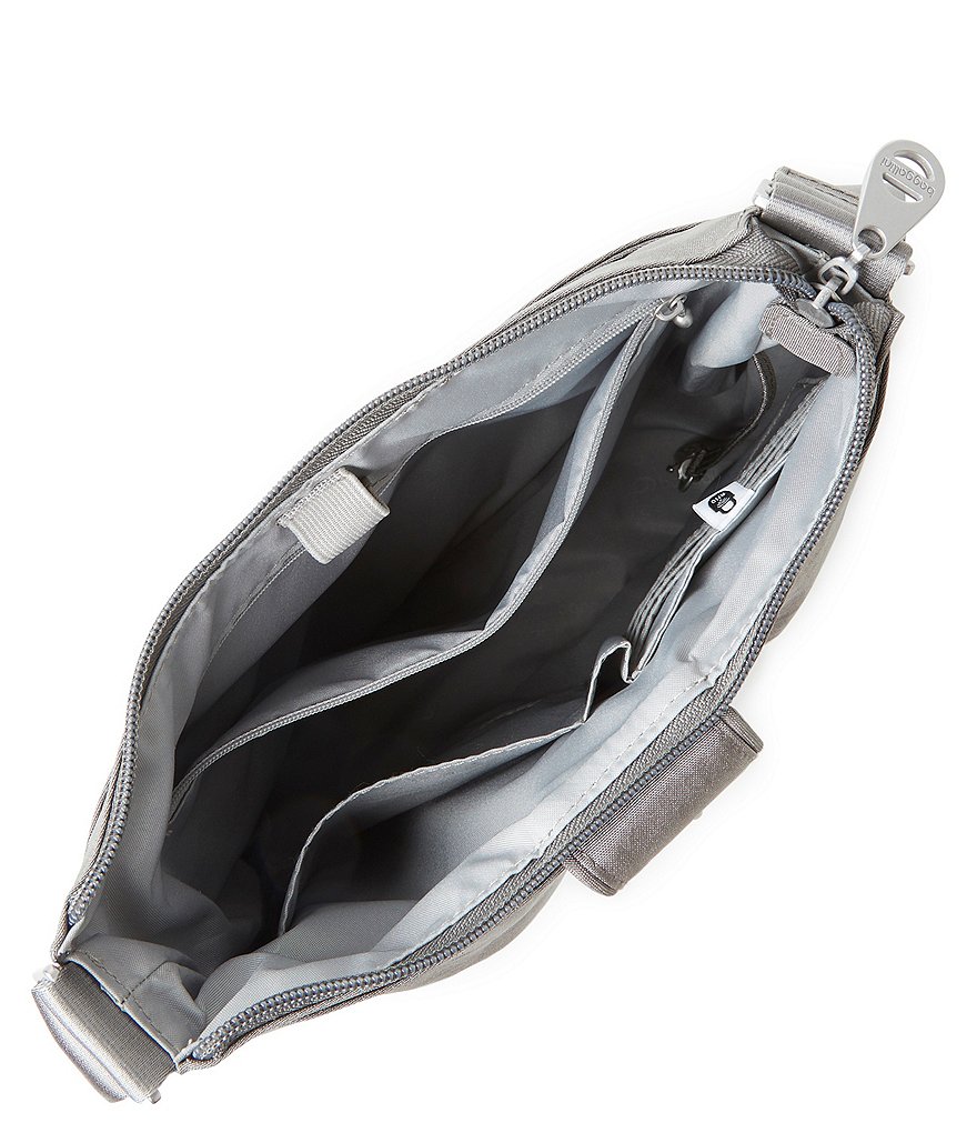 Baggallini International Collection Sorrento Metallic RFID Hobo Bag