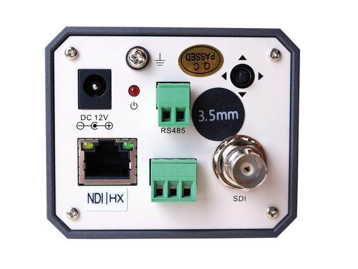 PTZOptics PTEPTZ-NDI-ZCAM-G2 1920x1080/30FPS/100 HFOV/HD-SDI IP Camera with US Power Supply (White)