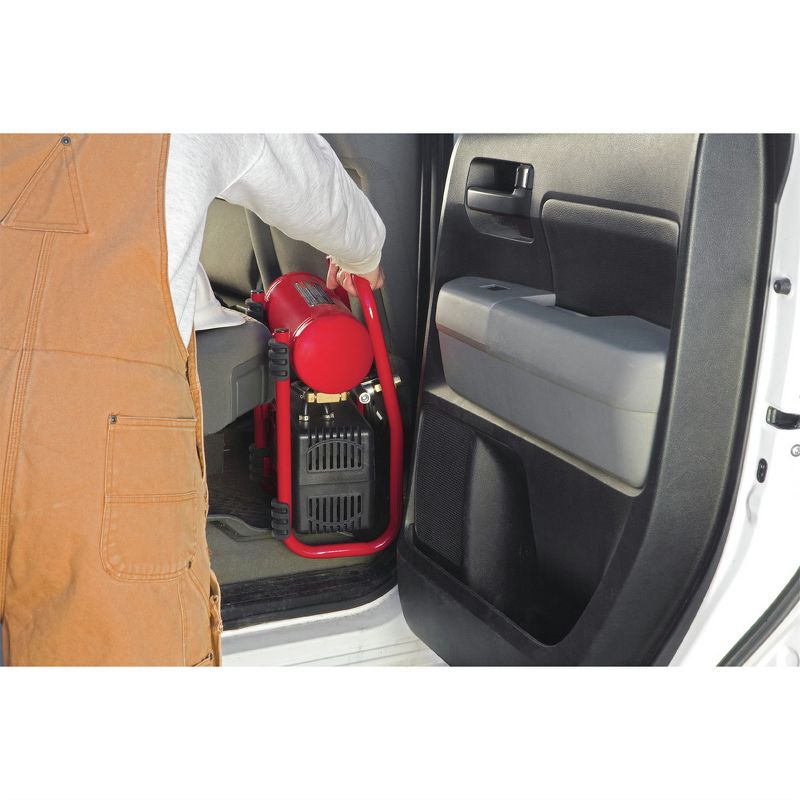 Porter-Cable C1010R 0.3 HP 1 Gallon Oil-Free Hand Carry Compressor