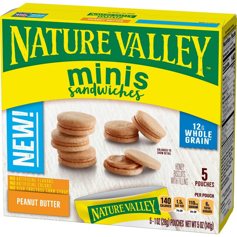 Nature Valley Mini Sandwiches Peanut Butter - 5oz/5ct