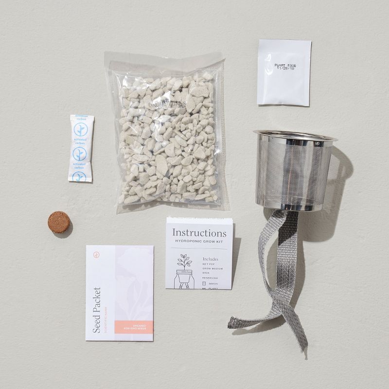 Modern Sprout Glass Jar Grow Set - Basil + Parsley