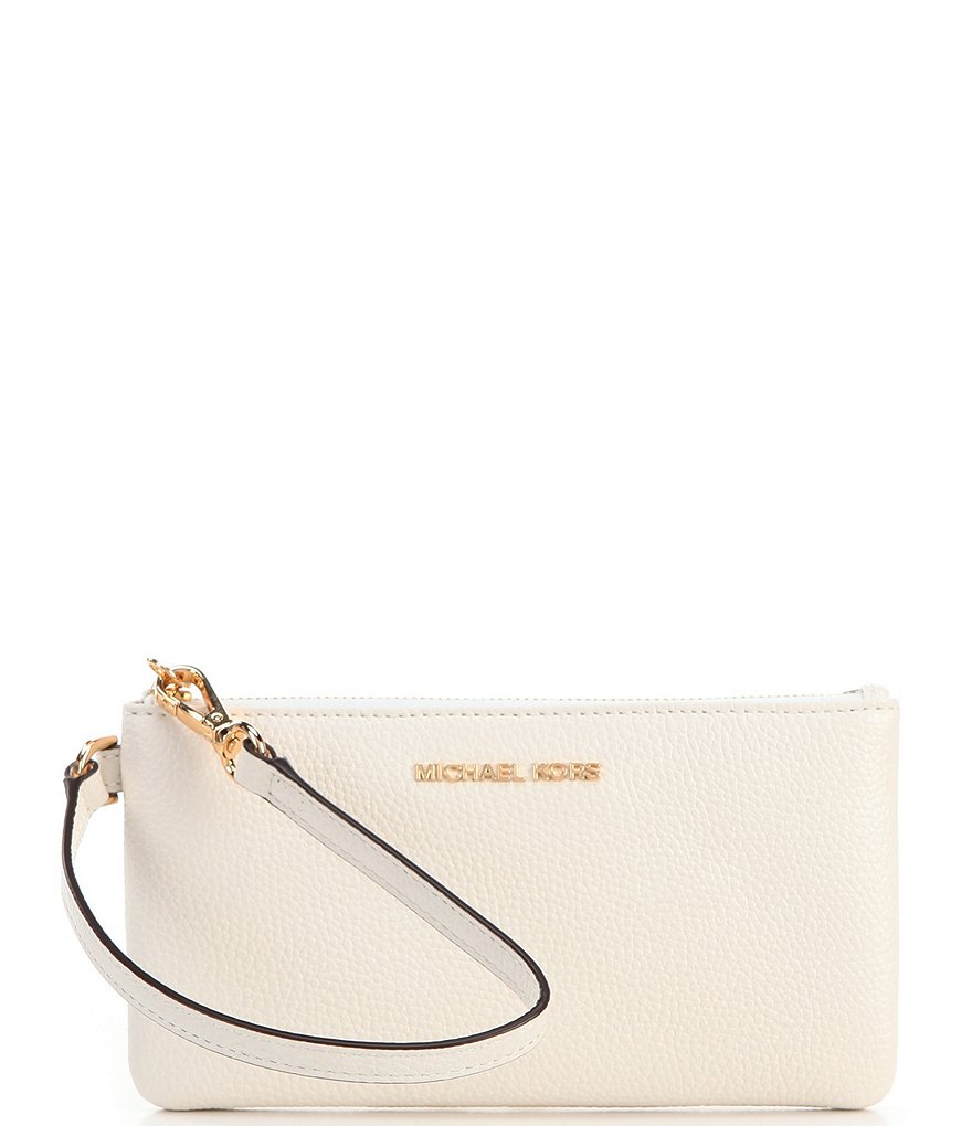 Michael Kors Jet Set Leather Medium Wristlet