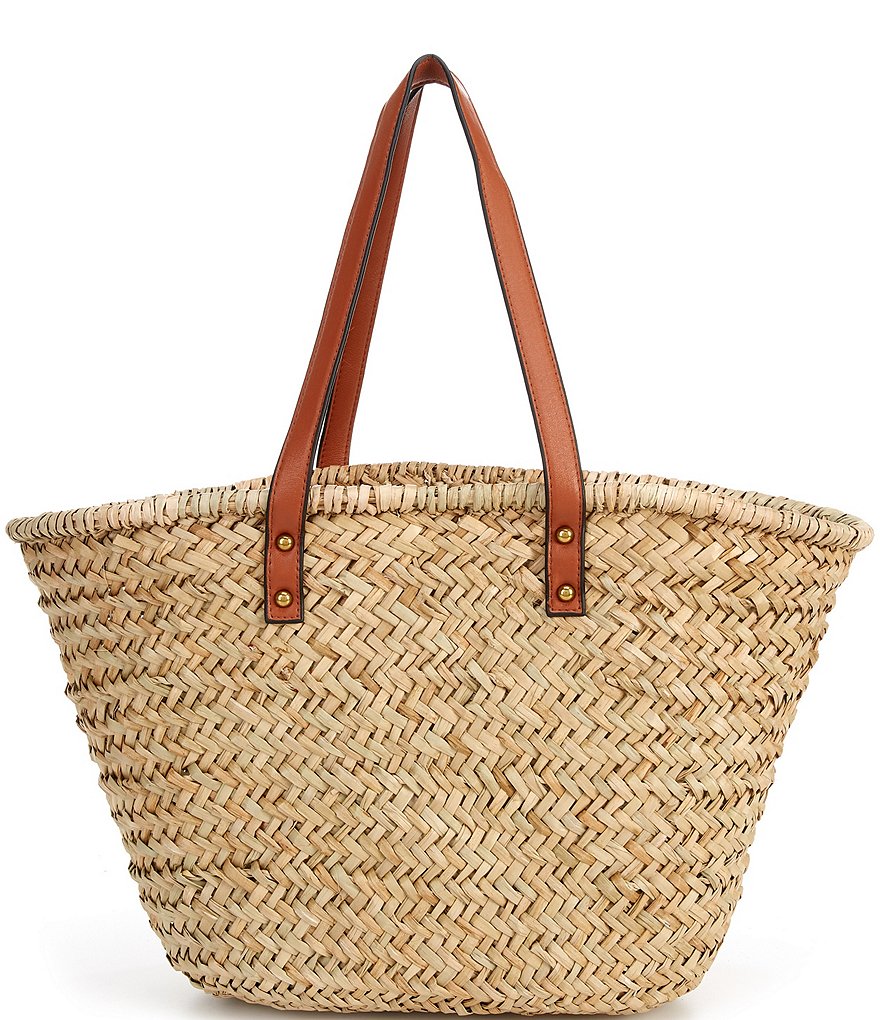 Kurt Geiger London Kensington Llama Straw Basket Bag