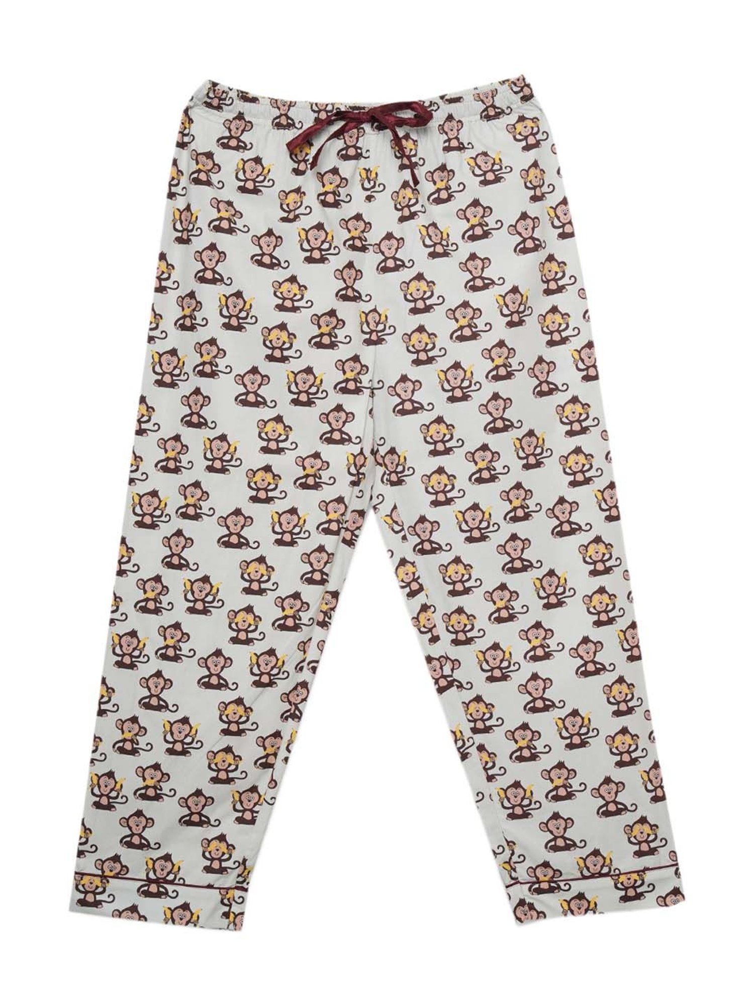 Fluffalump Boys Multicolor Cotton Printed Nightwear Top & Pants Set