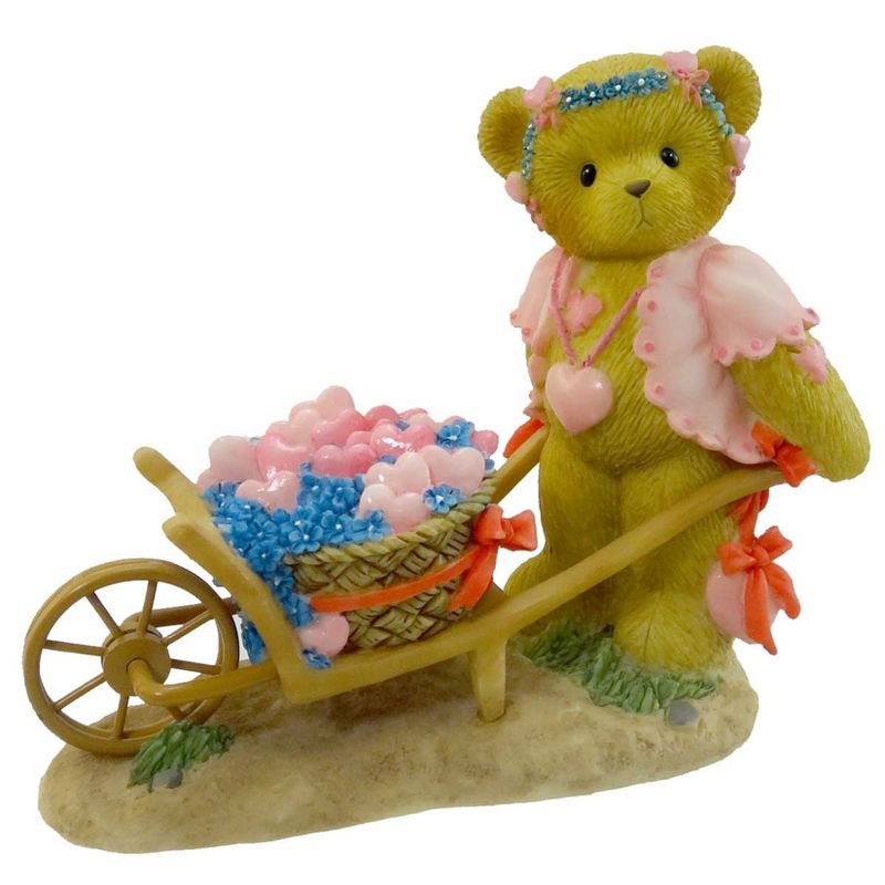 Cherished Teddies Sasha Valentines Day Hearts Bear  -  Decorative Figurines