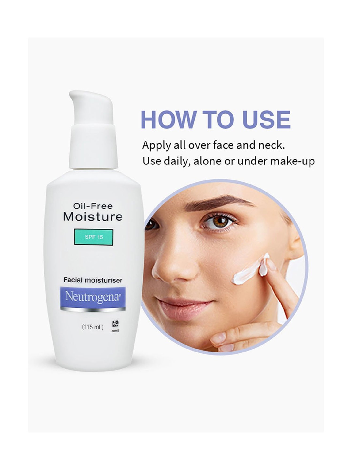 Neutrogena Oil-Free Facial Moisturiser SPF 15 - 115 ml