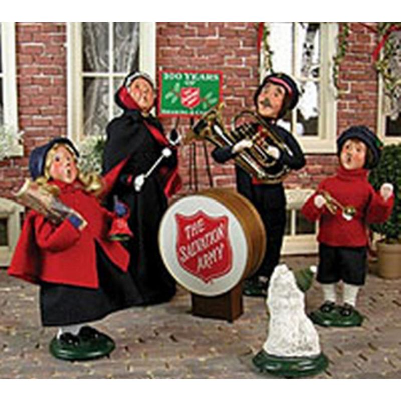 Byers Choice 10" Salvation Army Carolers Boy with Cornet Christmas Figure