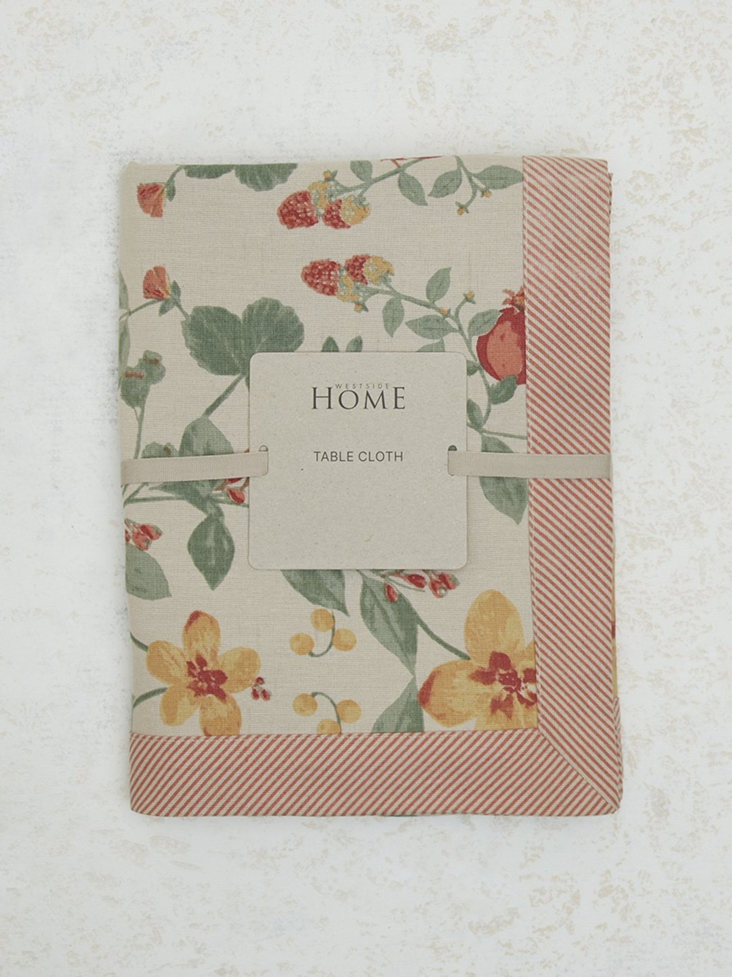 Romee Beige Cotton Checks Table Linen Sets