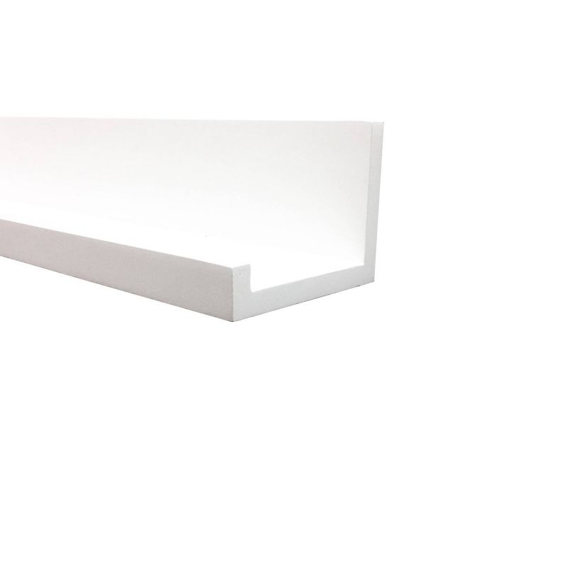 60" x 5" Picture Ledge White - InPlace