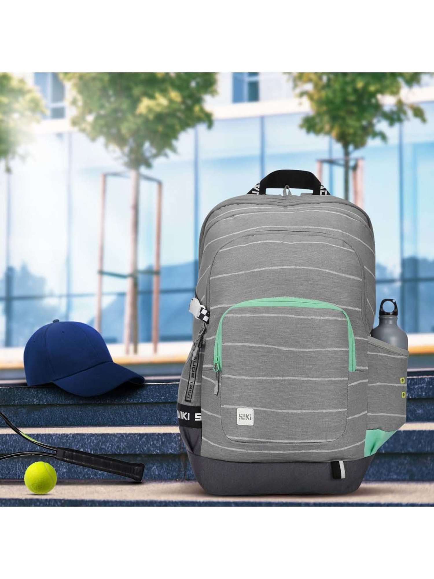 Wiki 40 Ltrs Beige Medium Backpack