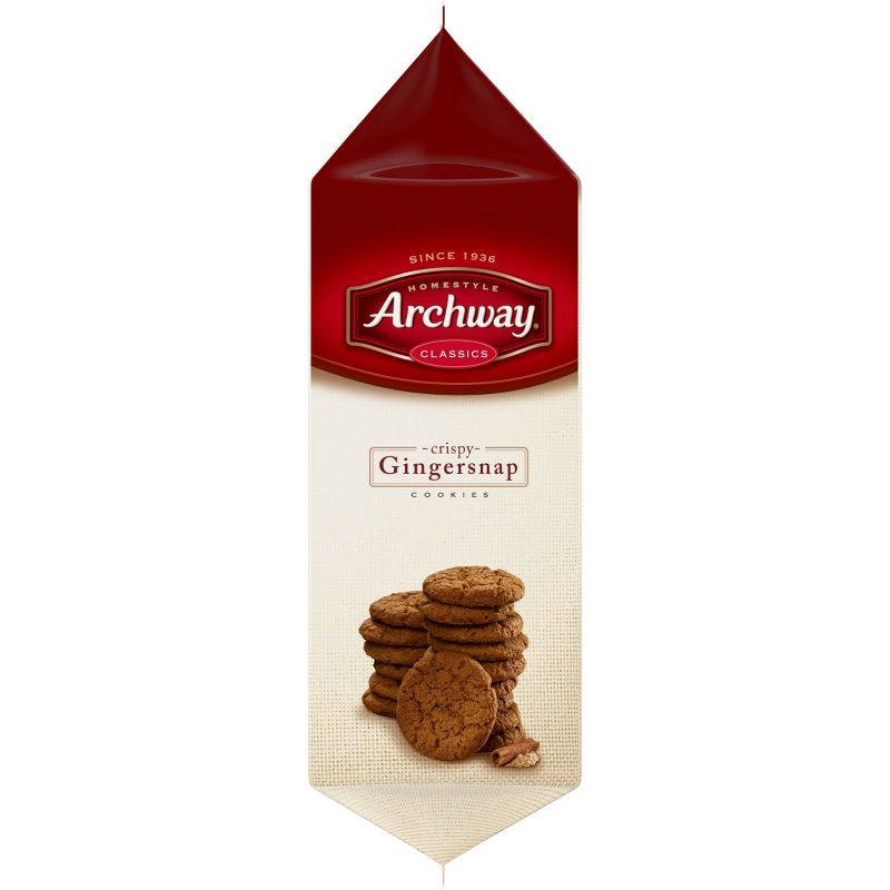 Archway Gingersnap Crispy Snacking Cookies - 14oz