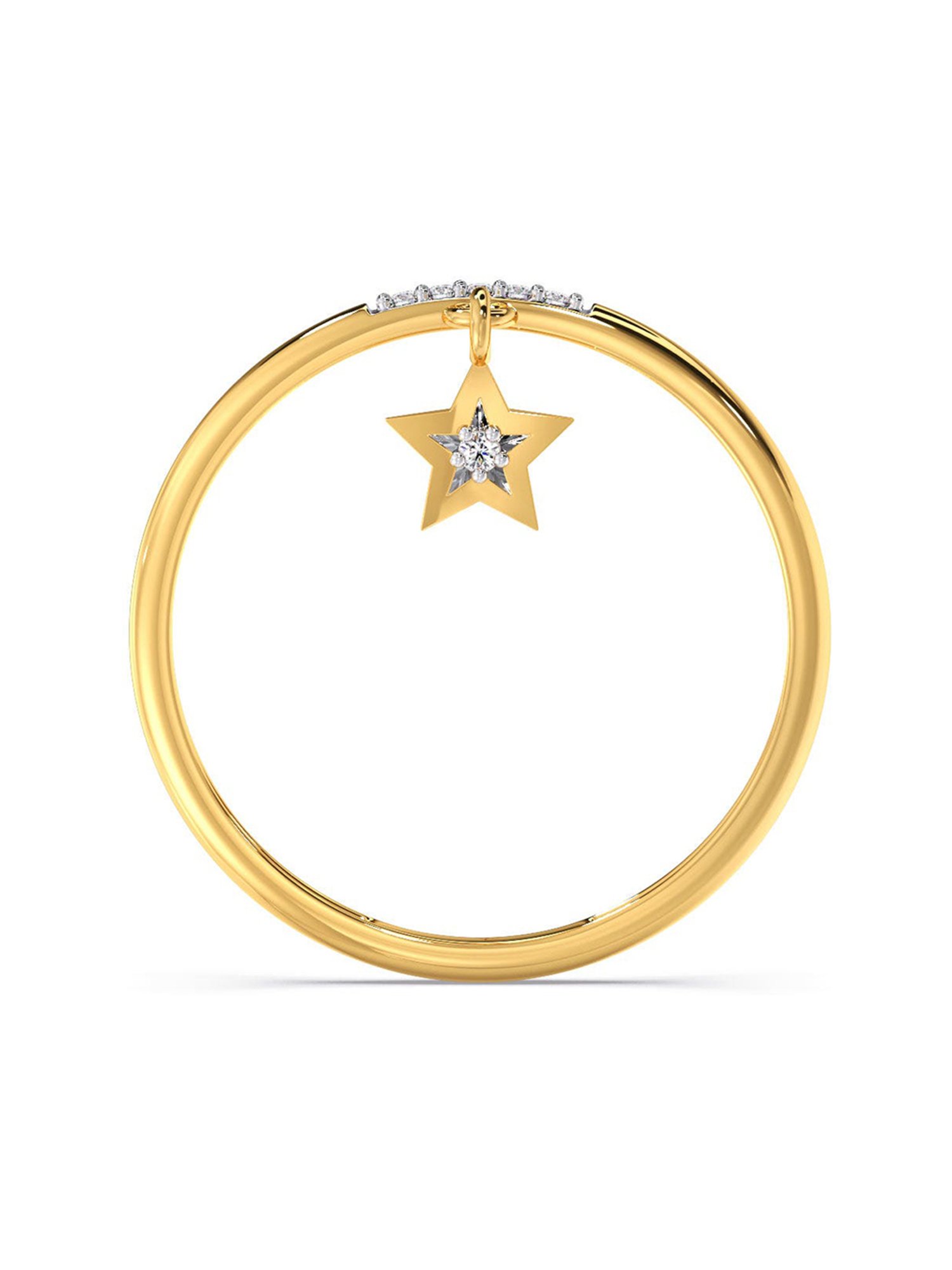 Candere by Kalyan Jewellers BIS Hallmark 18k Yellow Gold Ring