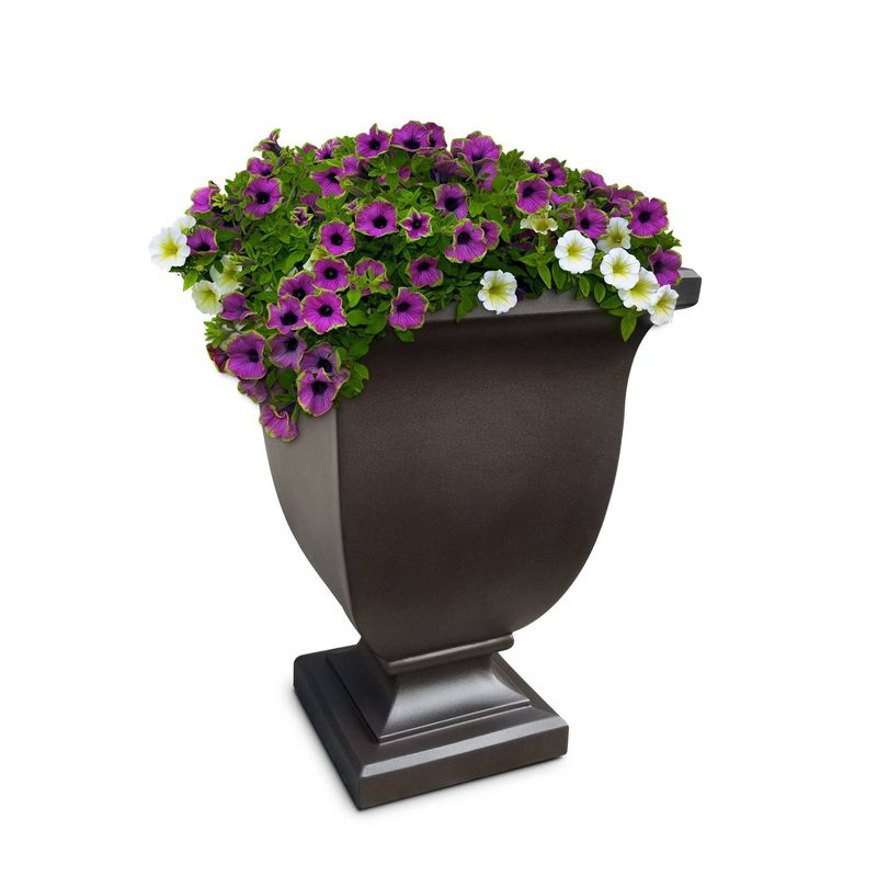 26" Square Augusta Tall Planter Espresso - Mayne