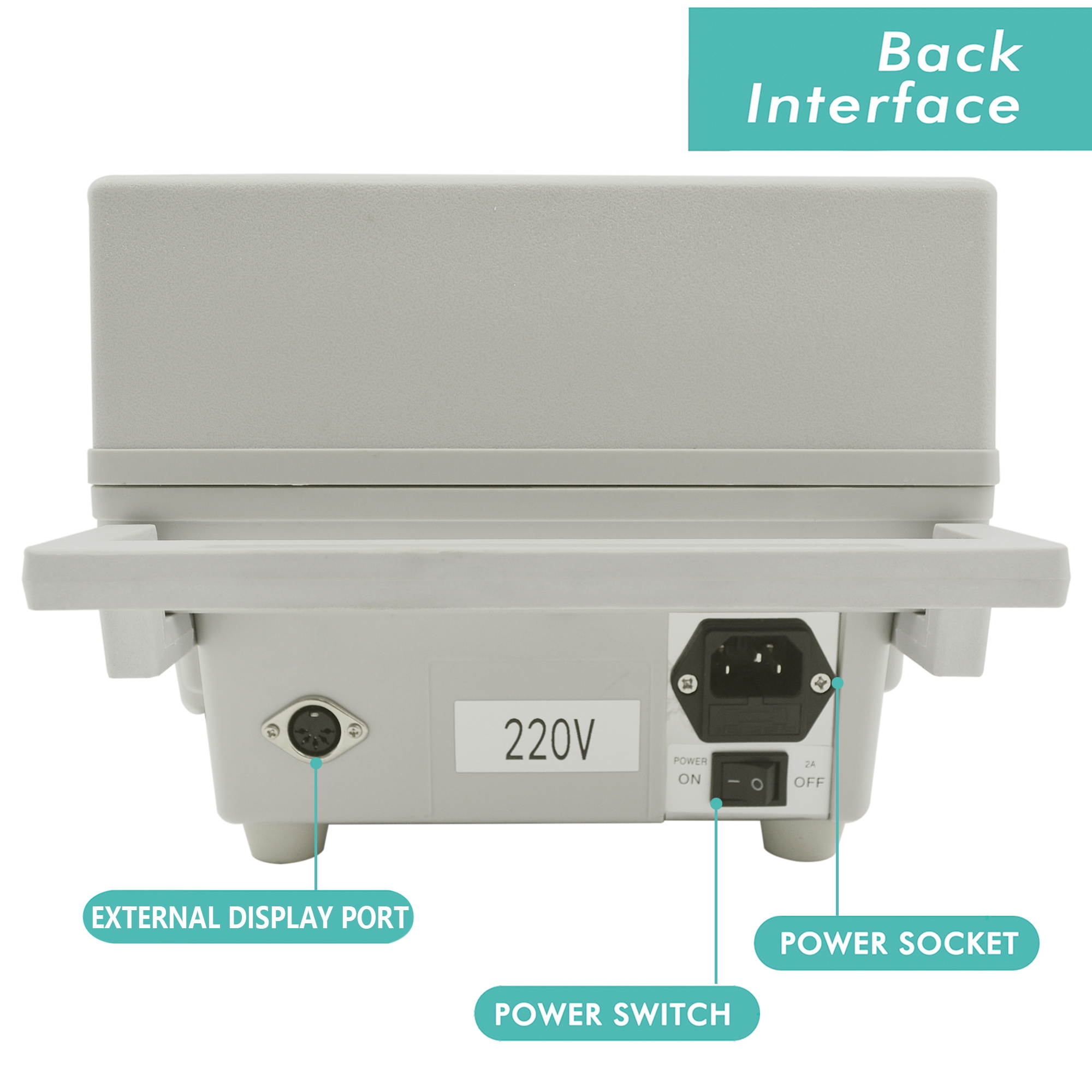 Ribao CS-10S High Speed Portable Coin Counter and Sorter, 1800 Coins per Minute Counting Speed, 2000 Coins Hopper Capacity, Suitable for International Coins and Tokens