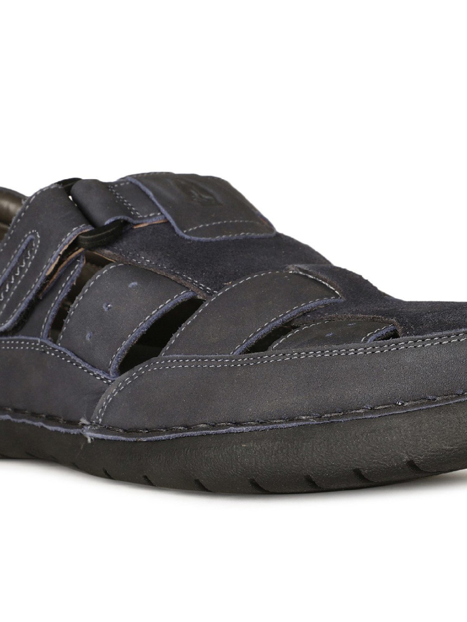 Hush Puppies by Bata Men's Grey Fisherman Sandals