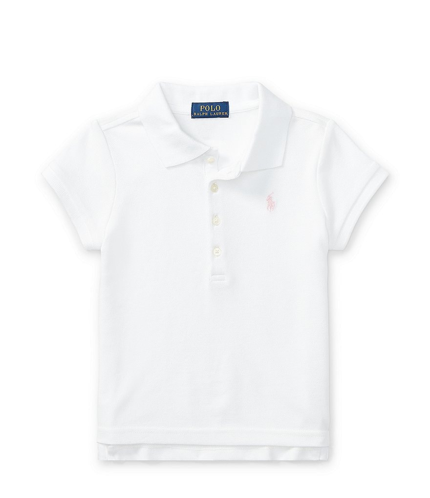 Polo Ralph Lauren Childrenswear Little Girls 2T-6X Mesh Polo Shirt