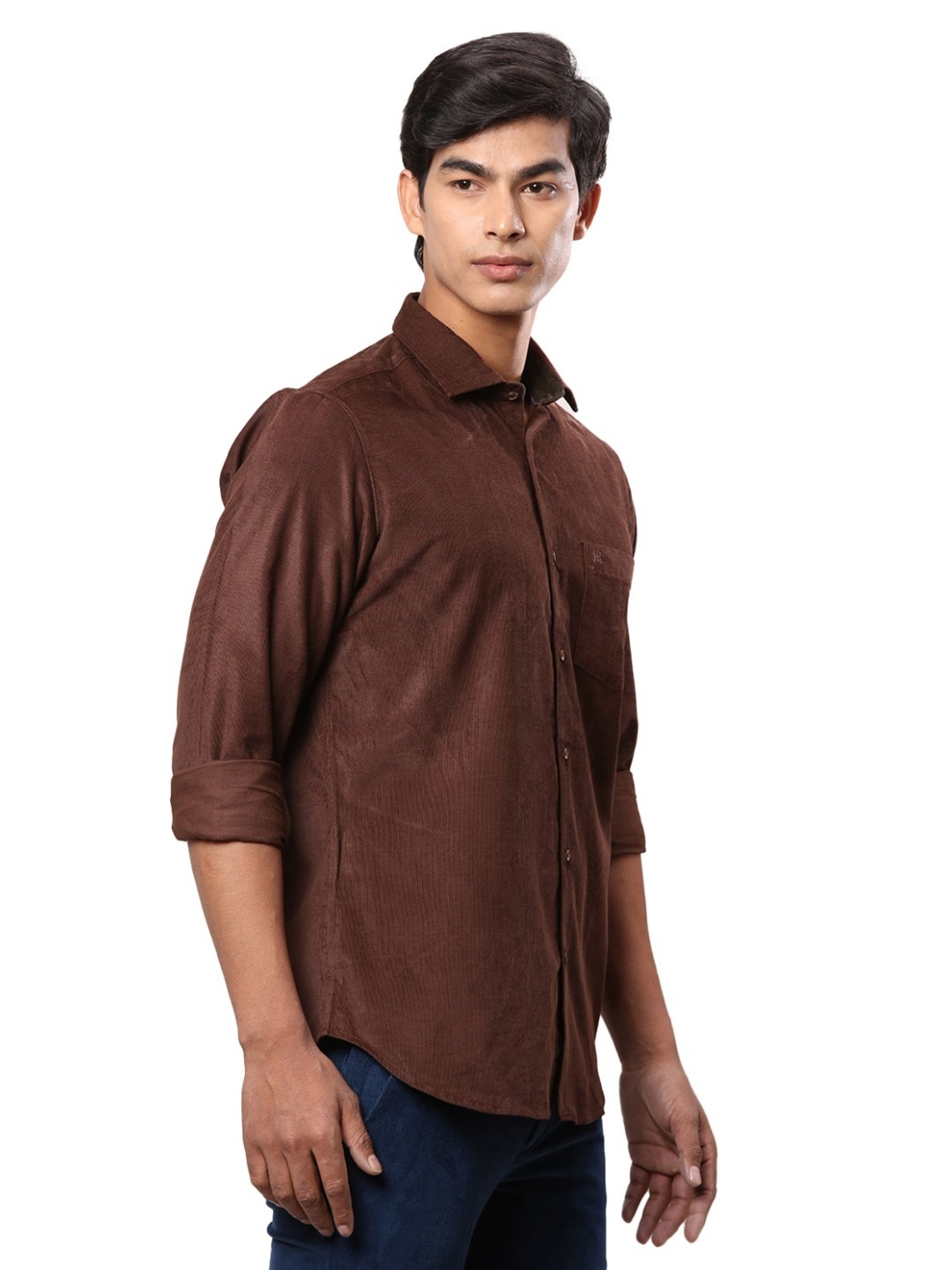 Raymond Brown Contemporary Fit Texture Shirt
