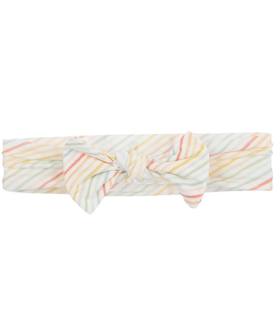 Copper Pearl Baby Girls Rainee Striped Bow Headband