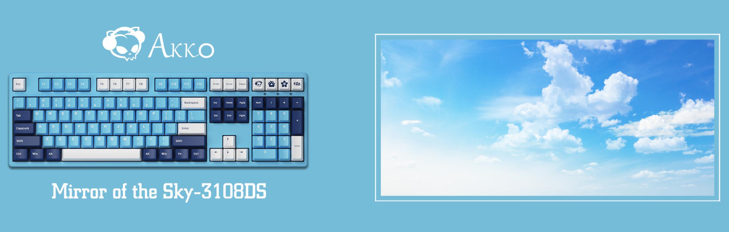 Akko 3108V2 Sailor Moon Gaming Mechanical Keyboard Pink Switch Double Shot Dye Sub PBT Keycaps NKRO Detachable USB Type-C Pink Cat Paw